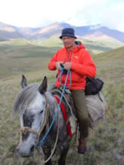 Владимир Рыжков на лошади