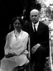 Иван Ильин и его жена Наталья Вокач