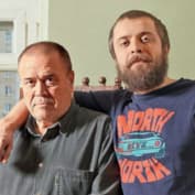 Александр Ильин-старший и его сын Александр Ильин-младший