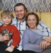 Валерий Шальных и Елена Яковлева с сыном Денисом