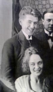 Рене Магритт и его жена Жоржетта в молодости