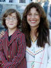 Кэтрин Кинер и ее сын Клайд