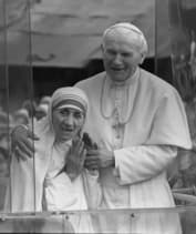 Мать Тереза и Папа Римский