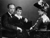 Рихард Штраус с женой и сыном