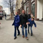 Алексей Навальный с детьми