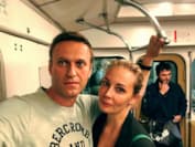 Алексей Навальный и его жена Юлия
