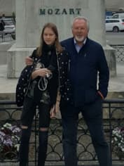 Павел Гусев и его дочь Ксения