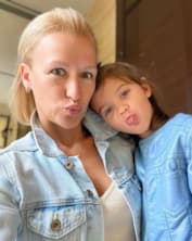 Татьяна Волосожар с дочкой