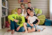 Вячеслав Малафеев с женой и детьми