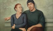 Портрет Тилля Линдеманна и его мамы