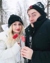 Олег Сидоров и его жена Анастасия Белявская