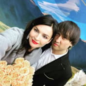 Сангаджи Тарбаев с женой Татьяной