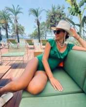 Катя Осадчая в купальнике