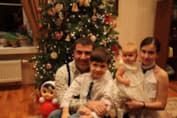 Евгений Гришковец с детьми