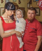 Арсен Павлов с семьей