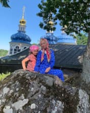 Ирина Гринева с дочерью