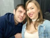 Никита Крылов с женой