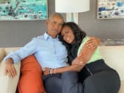 Барак Обама с женой