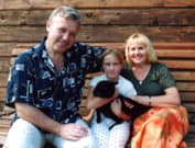 Александр Усс с семьей