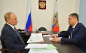 Владимир Путин и Михаил Ведерников