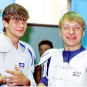 Дарюс Каспарайтис и Алексей Яшин в молодости