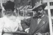 Джакомо Пуччини и его жена Эльвира Бонтури