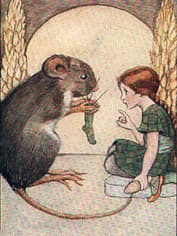 Дюймовочка и мышь