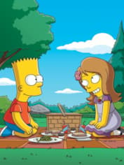 Барт Симпсон и его подруга Дженни