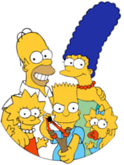 Барт Симпсон с семьей