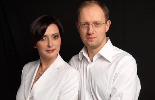 Арсений Яценюк с супругой Терезией