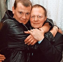 Владислав Галкин и его отчим Борис Галкин