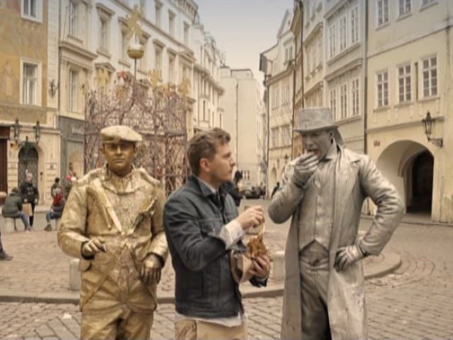 Ведущий "Еда, я люблю тебя" Николай Камка в Праге