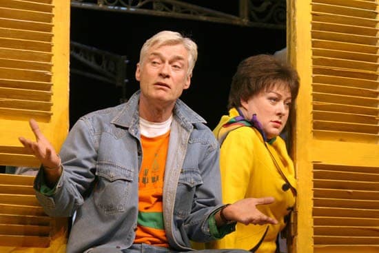 Борис Щербаков и Мария Аронова в спектакле "Свободная пара"
