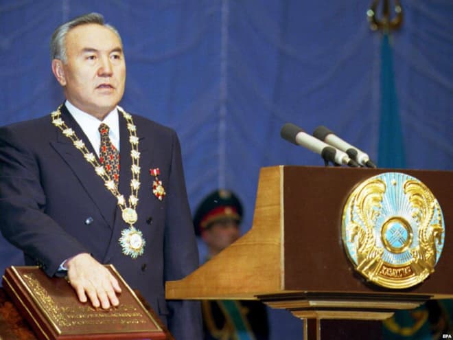 Нурсултан Назарбаев, присяга президента Казахстана