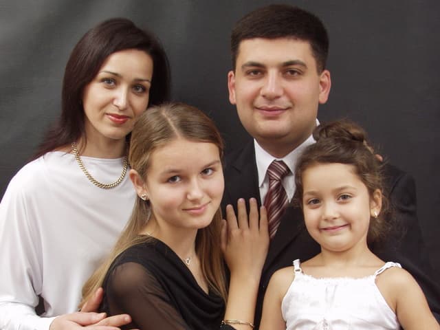 Владимир Гройсман с семьей