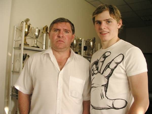 Владимир Крутов с сыном