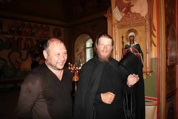 Юрий Степанов с монахом Харалампием