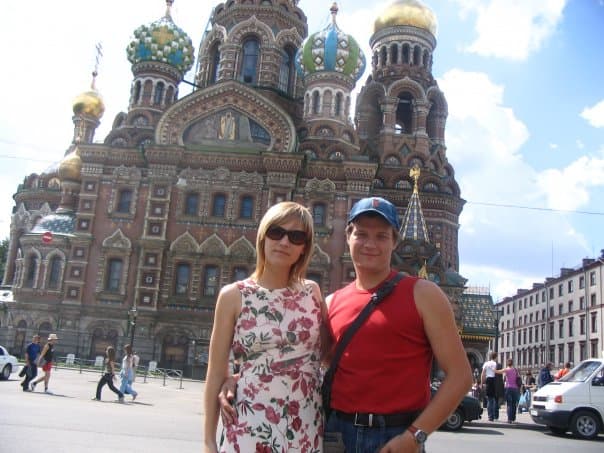 Алексей Моисеев с женой