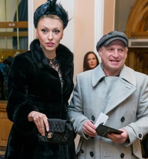 Ольга Полякова с мужем