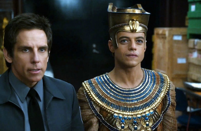 Бен Стиллер и Рами Малек в фильме «Ночь в музее»