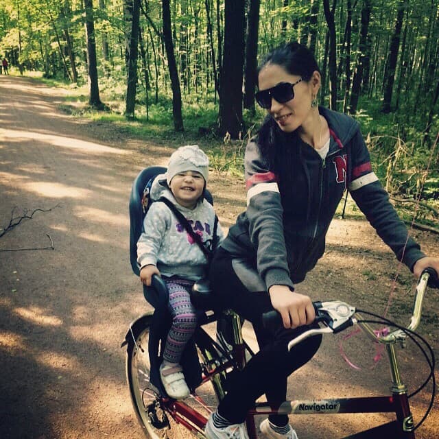 Дария Воскобоева с дочерью