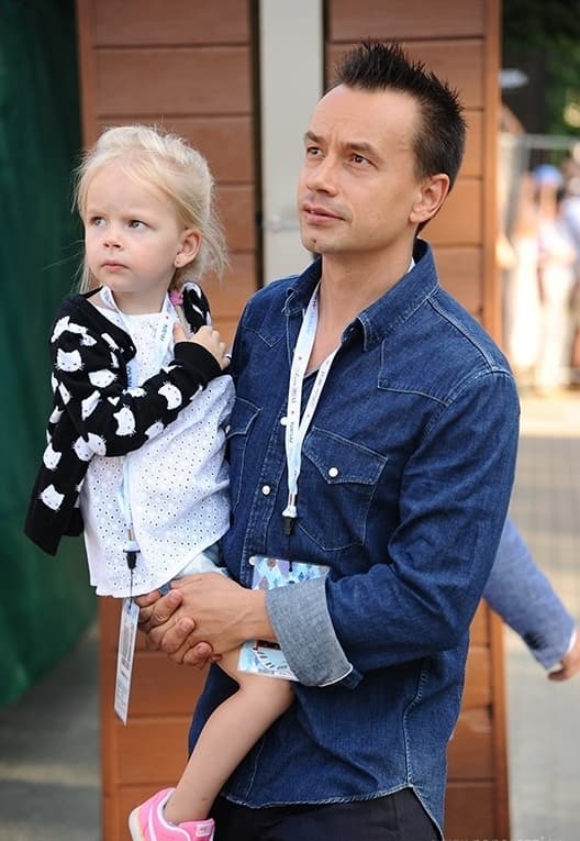 Алексей Серов с дочерью