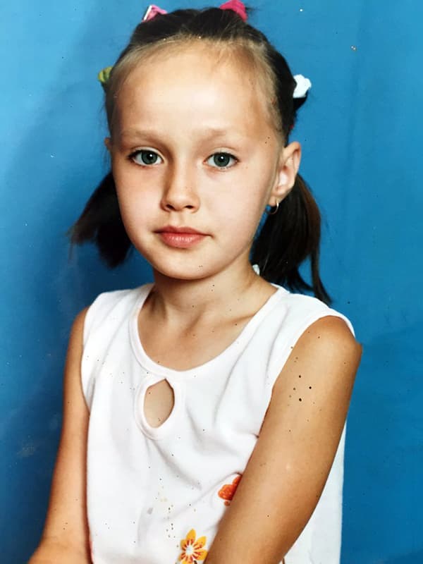 Анастасия Костенко в детстве