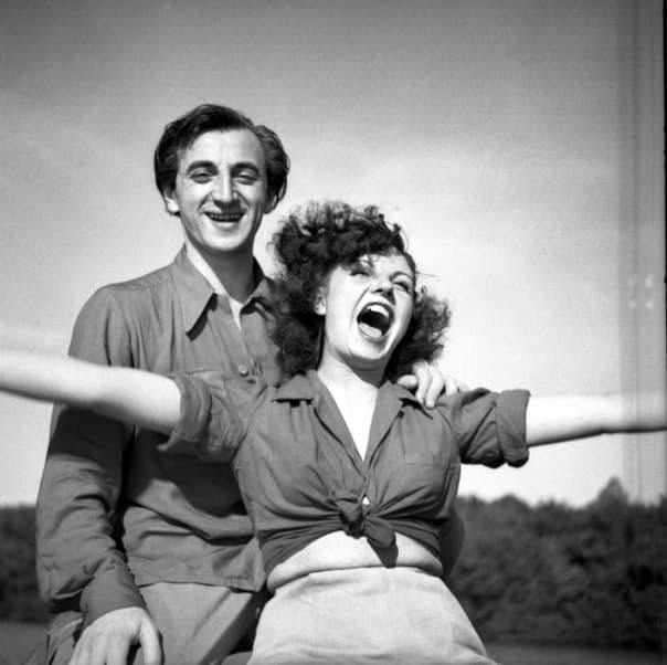 Шарль Азнавур с женой