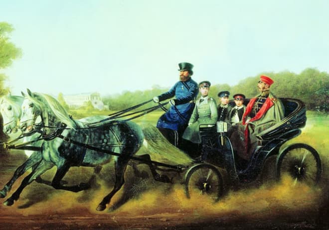 Александр II с детьми