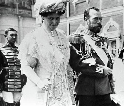 Александра Фёдоровна с мужем