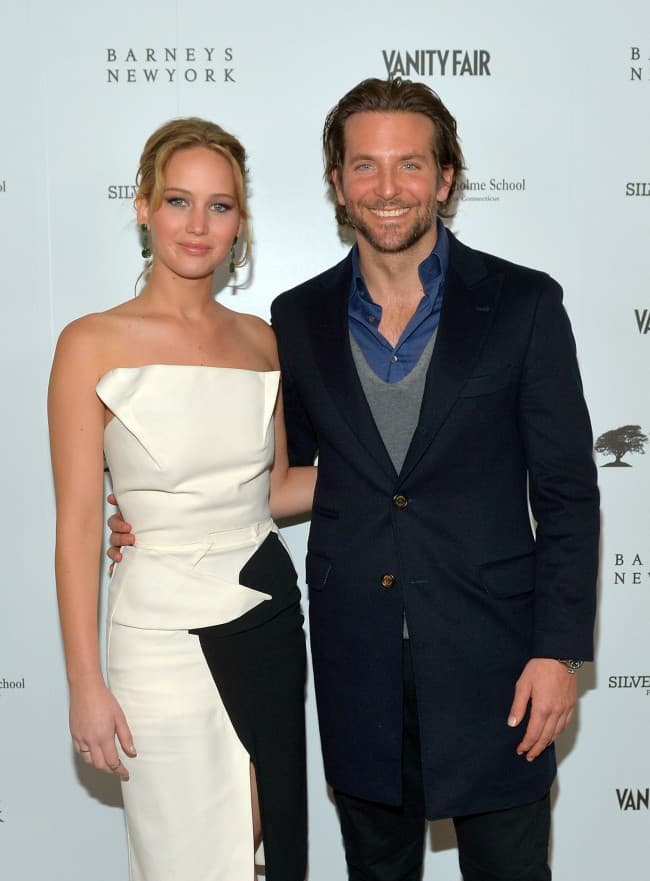 Jennifer Lawrence y Bradley Cooper