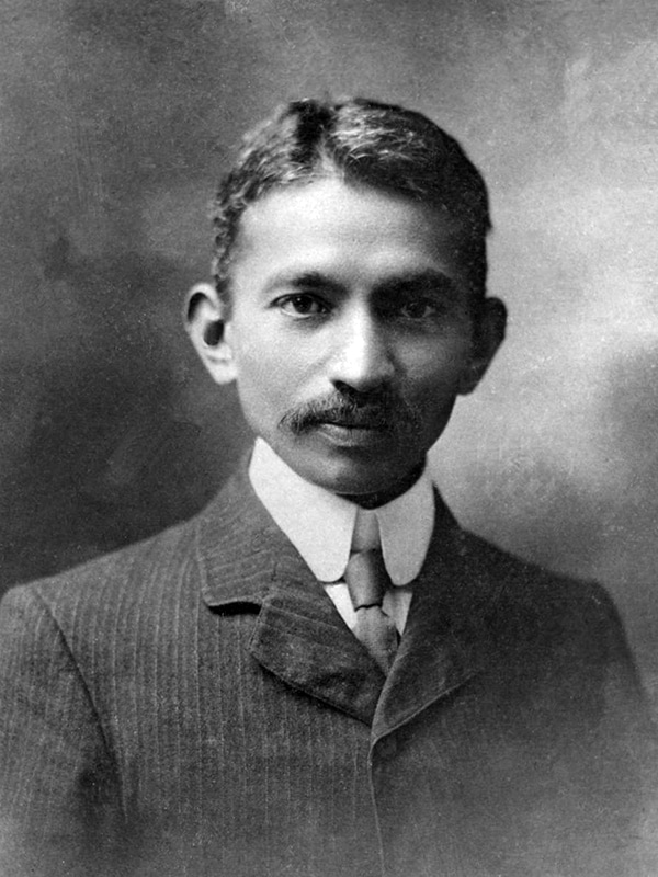 Махатма Ганди в молодости