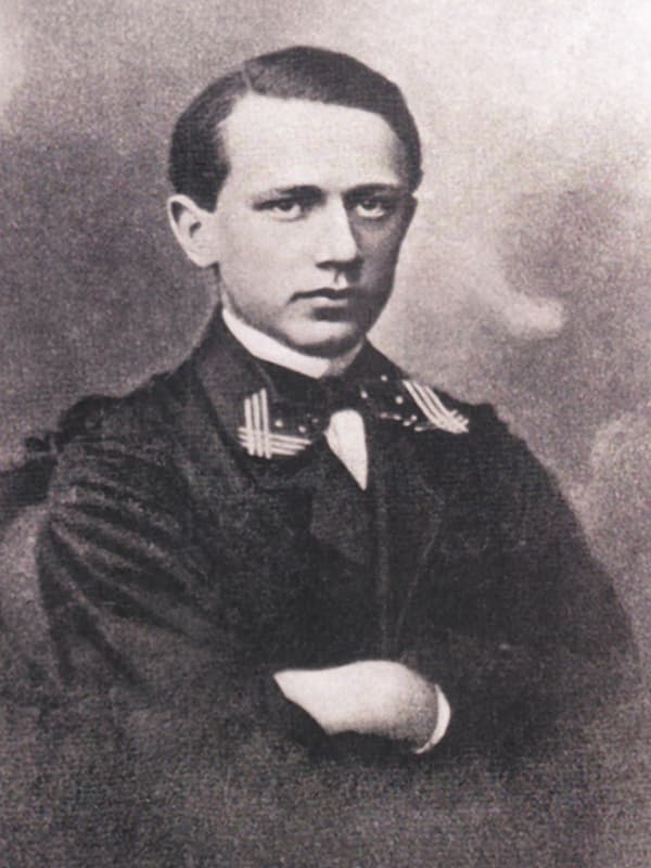 Петр Чайковский в молодости