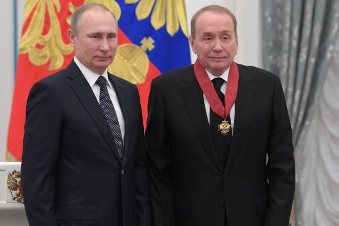 Владимир Путин и Александр Масляков